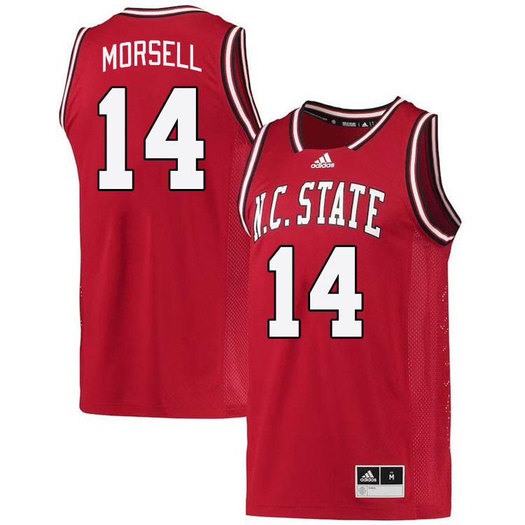 Men #14 Casey Morsell NC State Wolfpack College Basketball Jerseys Stitched Sale-Retro
